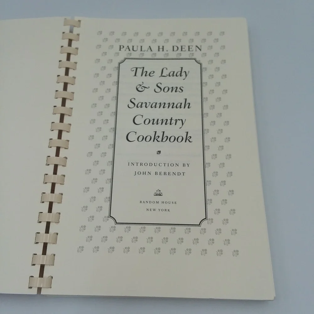 The Lady & Sons Savannah Country Cookbook Southern 1997 Paula‎ Deen